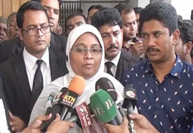 রায়ে সন্তোষ কাউন্সিলর নজরুলের স্ত্রীর 