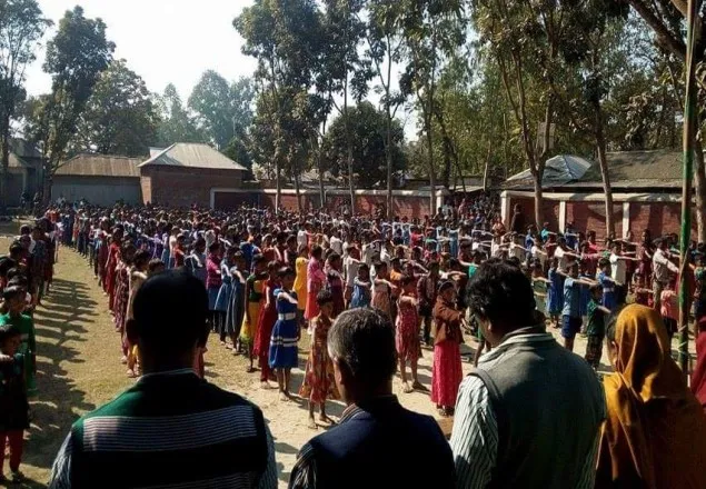 ঠাকুরগাঁওয়ে আন্তঃপ্রাথমিক বিদ্যালয় ক্রীড়া প্রতিযোগীতার উদ্বোধন 