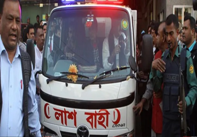 সুরঞ্জিতের মরদেহ সংসদের দক্ষিণ প্লাজায়