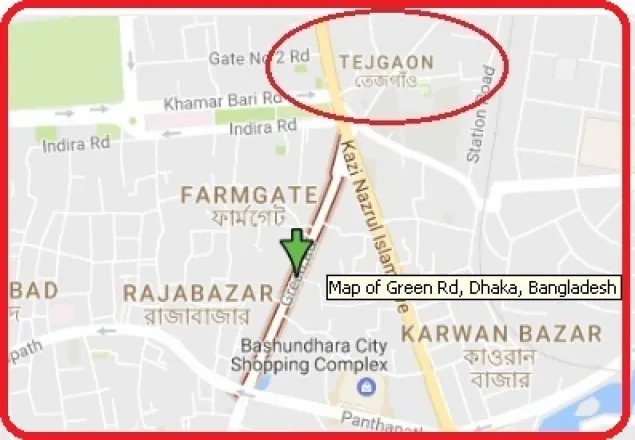 তেজগাঁও থেকে মানুষের দুটি পা উদ্ধার 