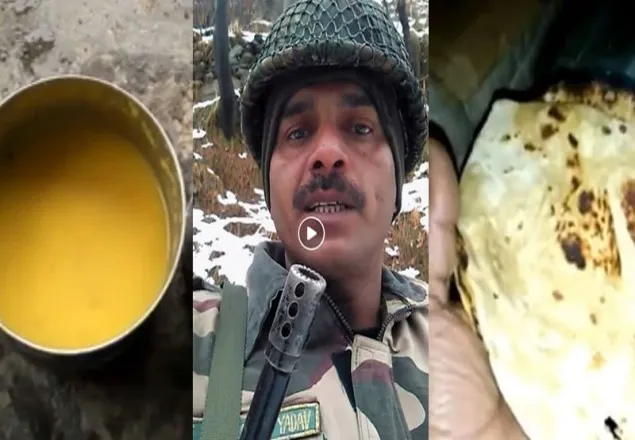 নিম্নমানের খাবারের ছবি পোস্ট করা সেই জওয়ানের খোঁজ মিলছে না