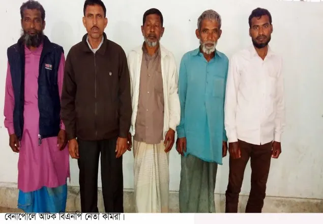 শর্শায় বোমাসহ বিএনপির ৬ কর্মি আটক