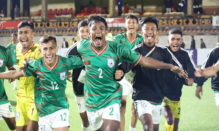 জুনিয়র সাফের সেমিতে বাংলাদেশ