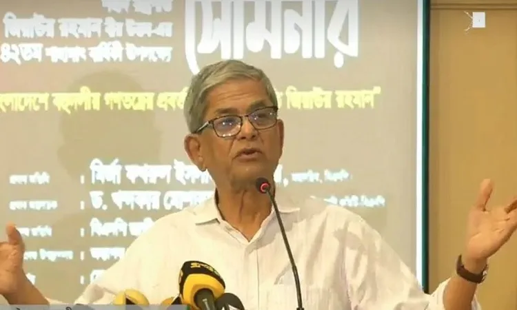 যুক্তরাষ্ট্রের ভিসানীতি আনন্দের বিষয় নয়: মির্জা ফখরুল