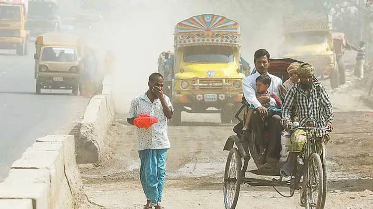 অস্বাস্থ্যকর পর্যায়ে রয়েছে ঢাকার বায়ু