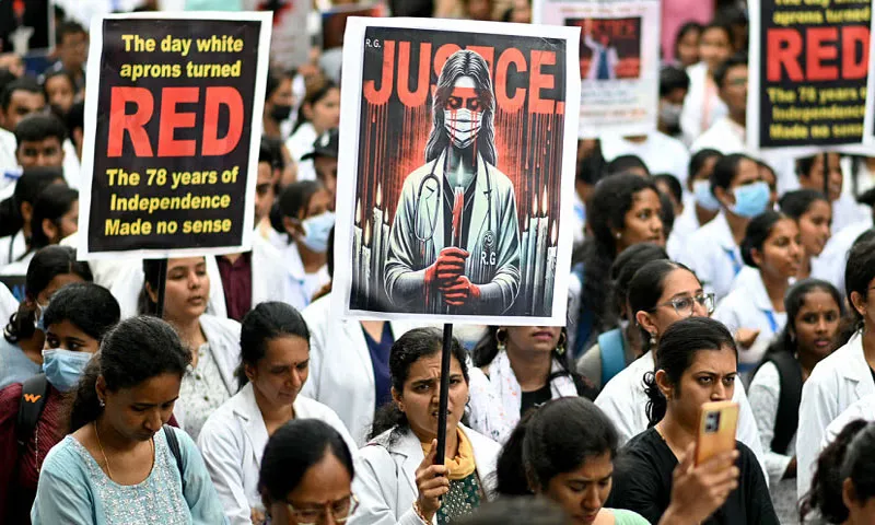 'Abuse every day': Indian female medics speak out after brutal murder