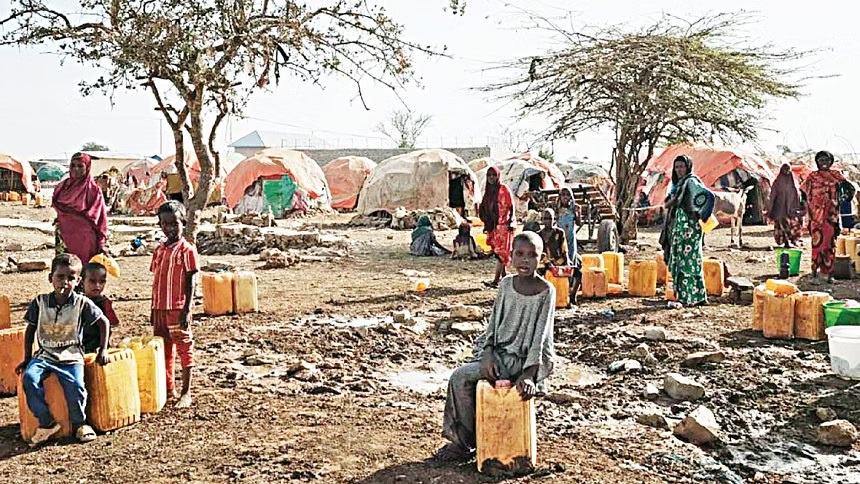 Horn of Africa drought made possible by global warming