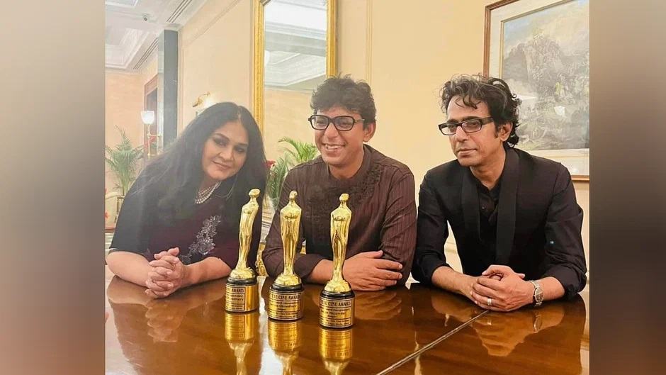 Afzal Hossain, Chanchal Chowdhury, Bappa Mazumder honoured