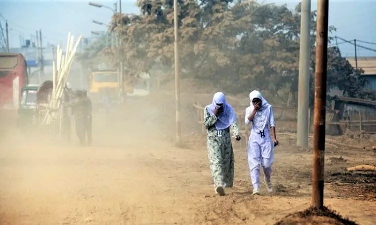 Dhaka’s   unhealthy air still unchange