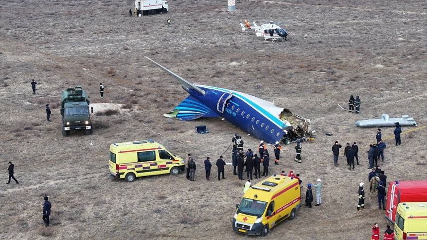 Plane with 67 on board crashes in Kazakhstan, many feared dead