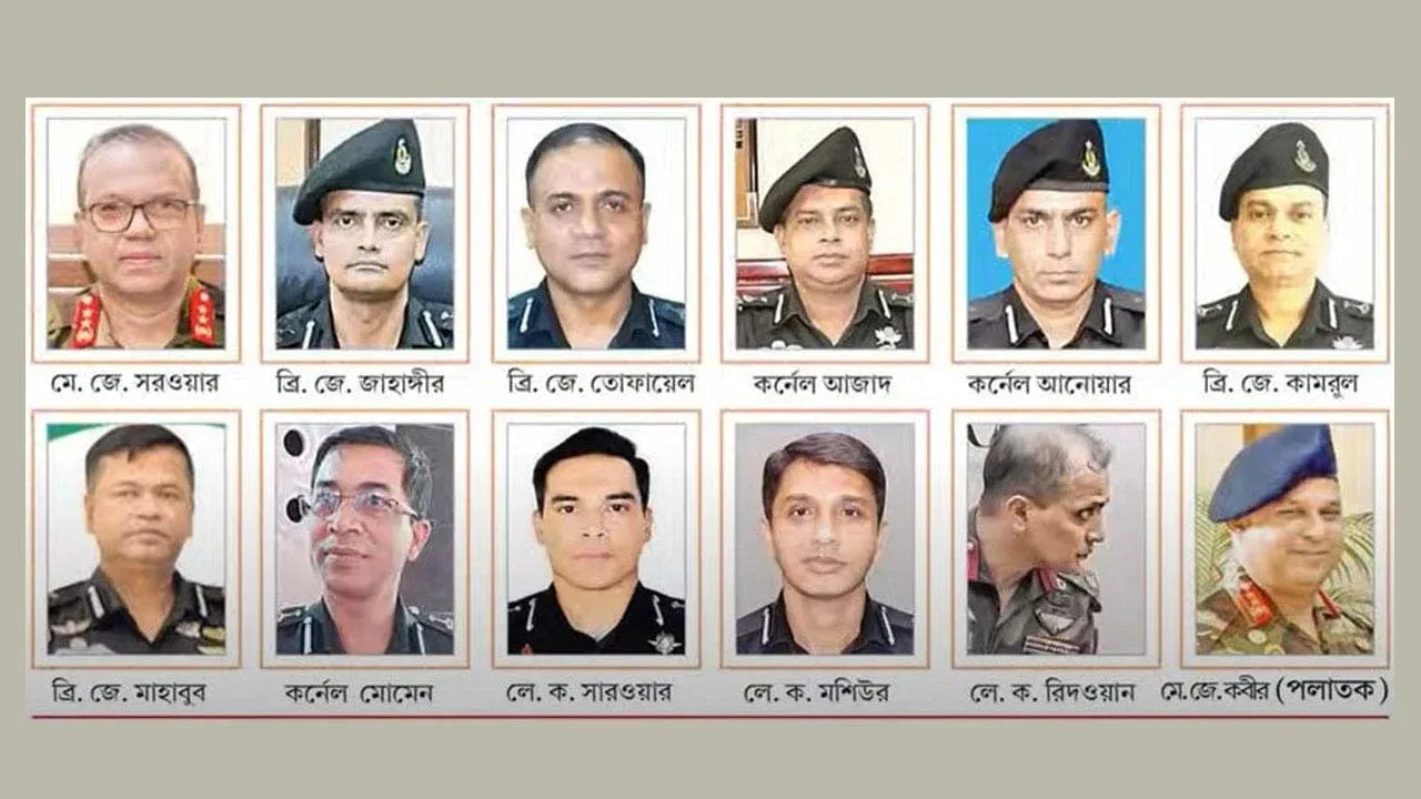 ট্রাইব্যুনালে ১৫ সেনা কর্মকর্তার হাজিরা আজ