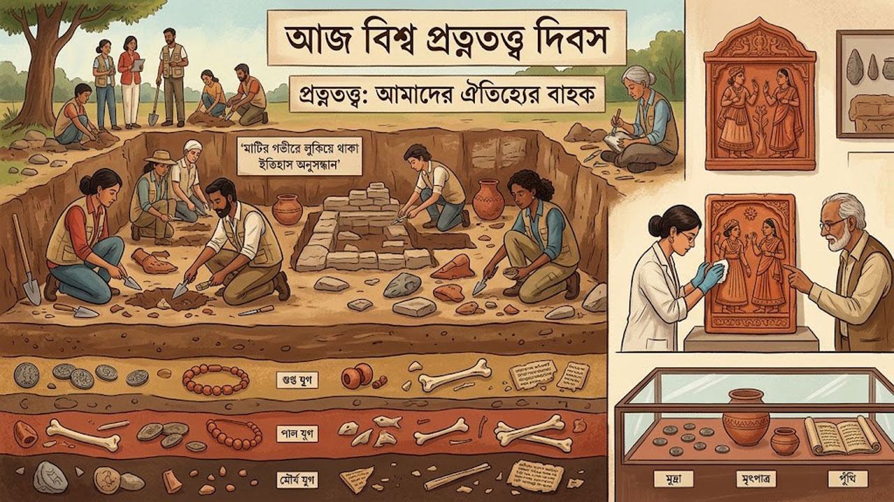 মাটির গভীরে লুকিয়ে থাকা ইতিহাস অনুসন্ধান