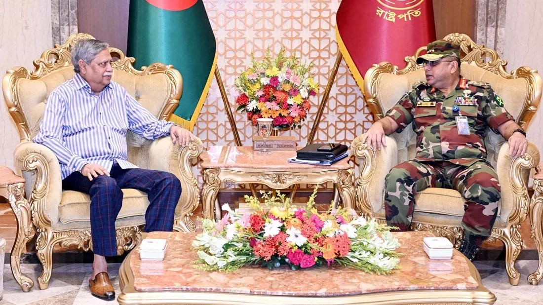 Army chief visits 66 Infantry Division in Rangpur