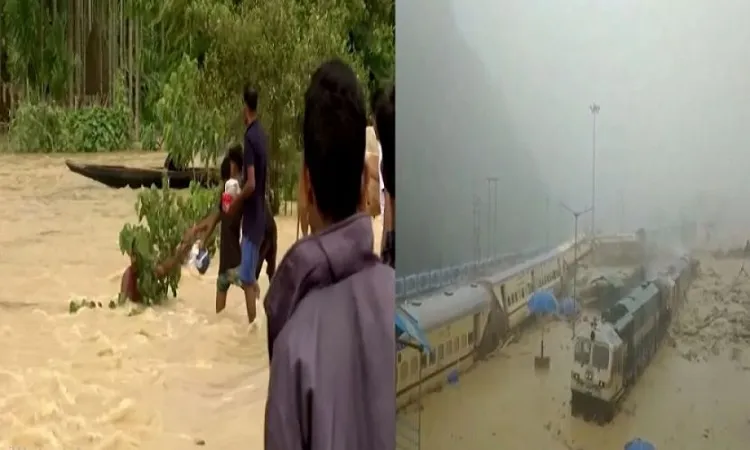 আসামে ভারি বর্ষণে সৃষ্ট বন্যায় পানিবন্দি ৪ লাখ, নিহত ৮