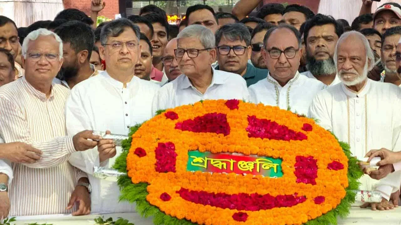 জাতীয় বিপ্লব ও সংহতি দিবস আমাদের প্রেরণা : মির্জা ফখরুল