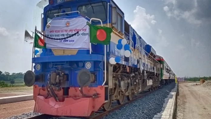 BR's test run: Special train from Dhaka reaches Bhanga via Padma Bridge