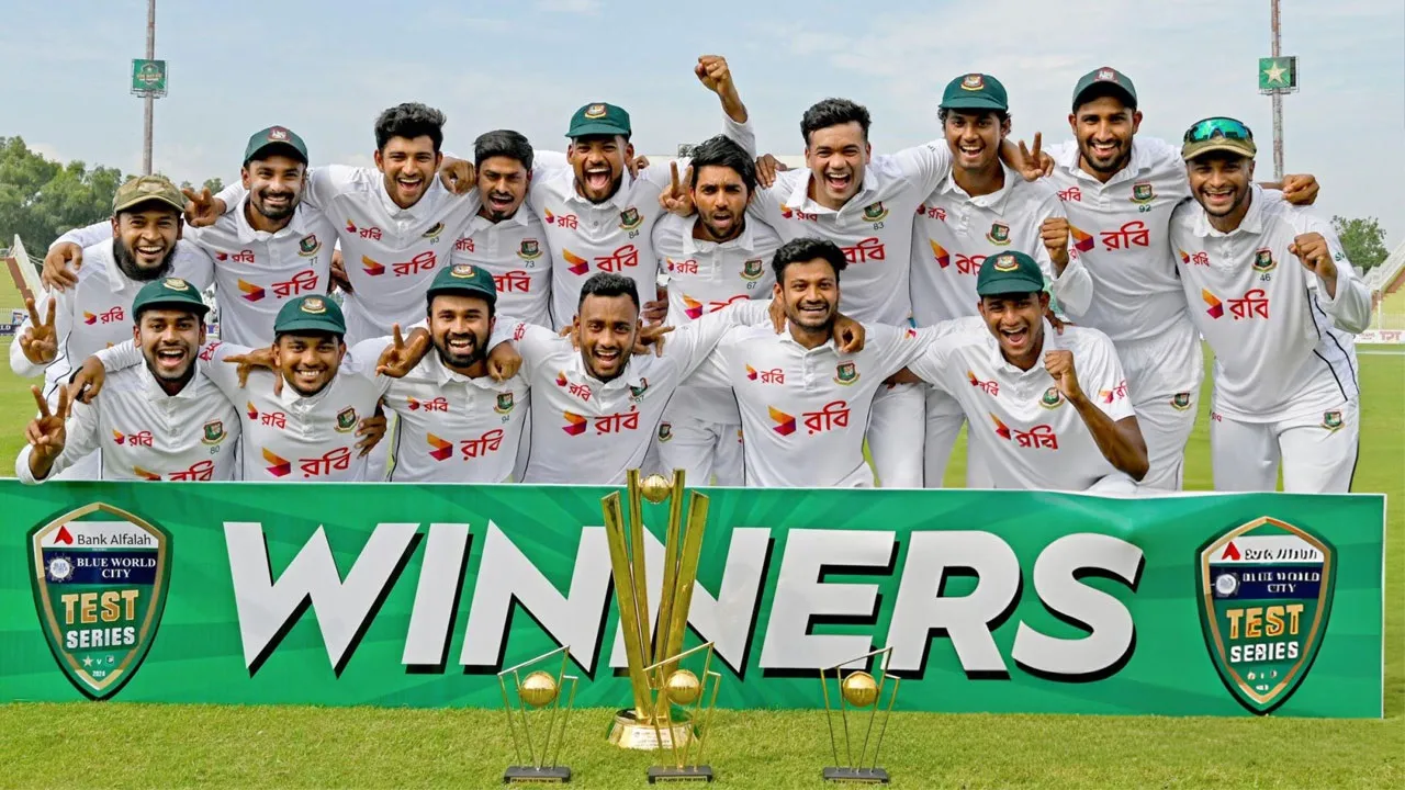 Bangladesh Secures Historic Test Series Victory Over Pakistan in Rawalpindi