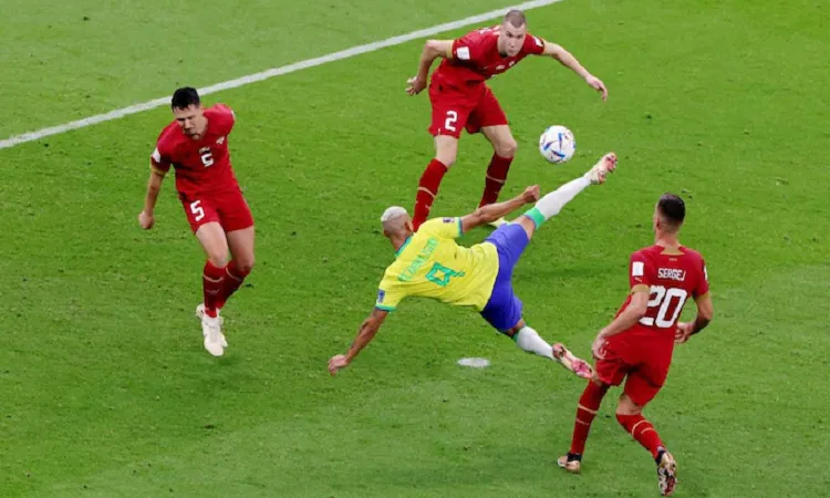 Richarlison wonder strike gives Brazil win over Serbia