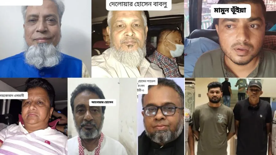 ঢাকা থেকে আ'লীগের ৮ সদস্য গ্রেফতার