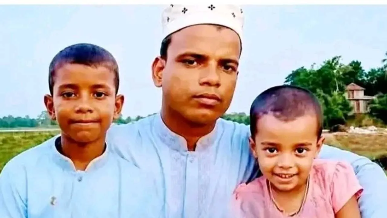 দুই সন্তানকে হাওরে ফেলে হত্যার অভিযোগ, বাবা আটক