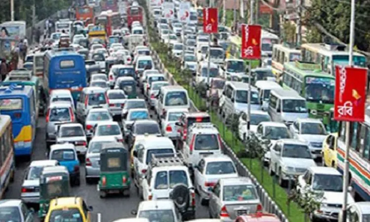 যানজট জনস্বাস্থ্যের জন্য হুমকি