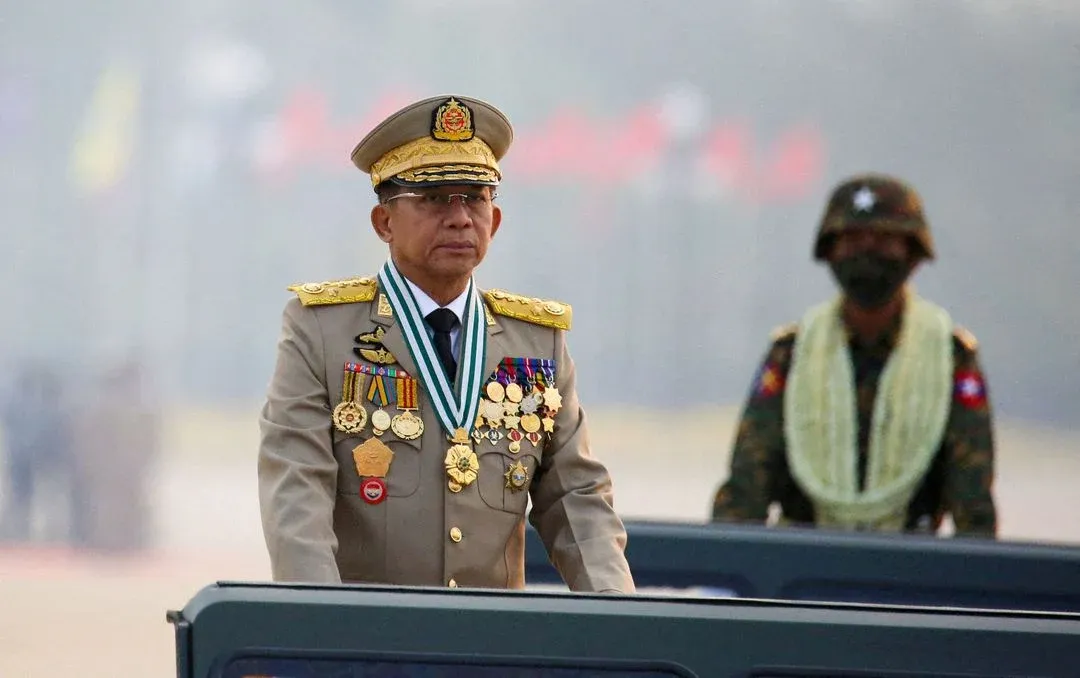 Myanmar junta chief vows no talks with opposition 'terrorists'