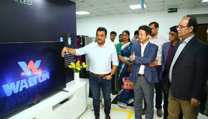 ইপিবি প্রতিনিধিদলের ওয়ালটন হেডকোয়ার্টার পরিদর্শন, পণ্য রপ্তানিতে সহায়তার আশ্বাস