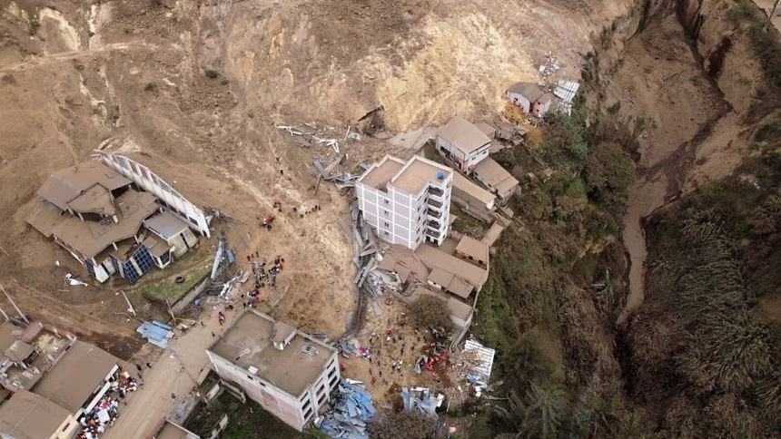 7 dead, over 60 missing in Ecuador landslide