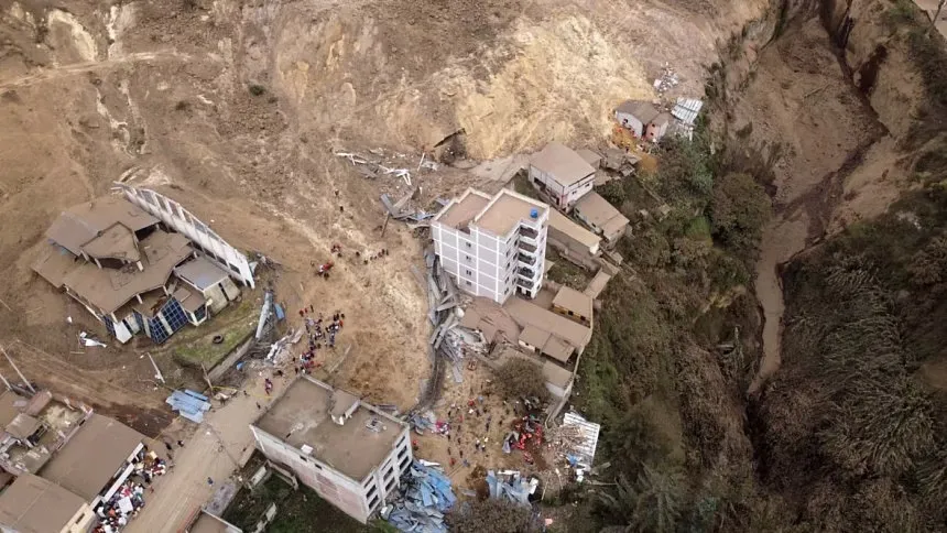 7 dead, over 60 missing in Ecuador landslide
