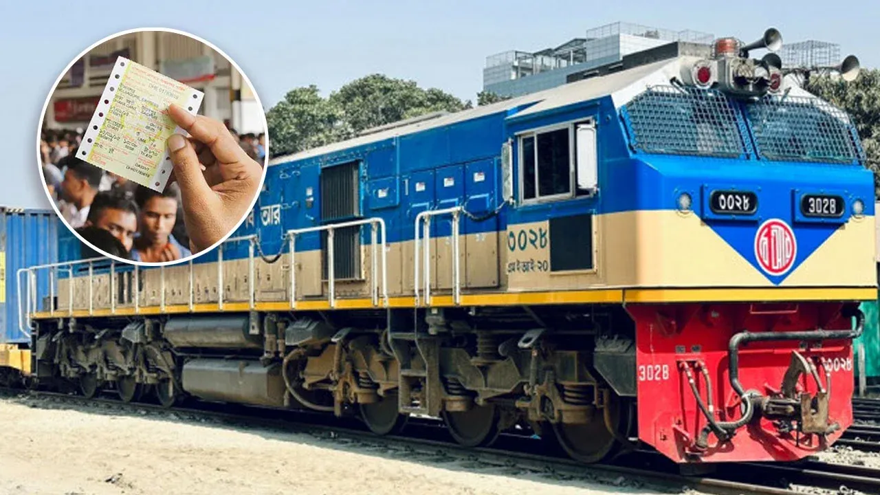ঈদ শেষে ঢাকায় ফেরার ২৩ মার্চের ট্রেনের টিকিট মিলছে আজ