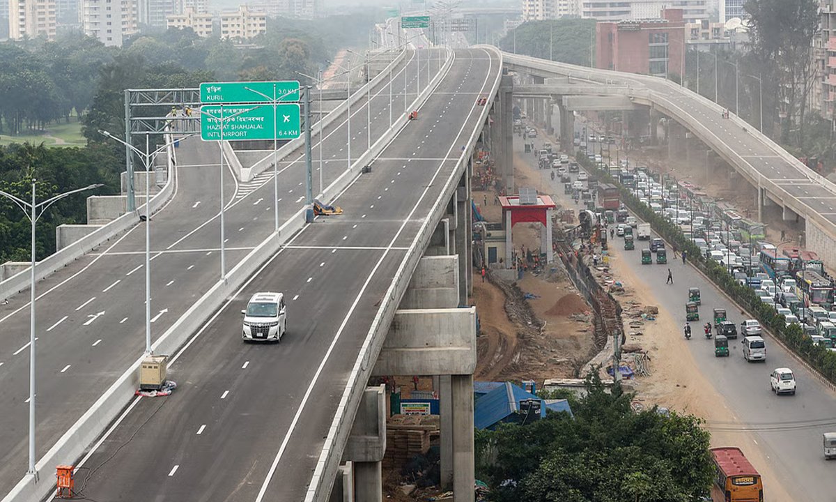 Elevated-expressway