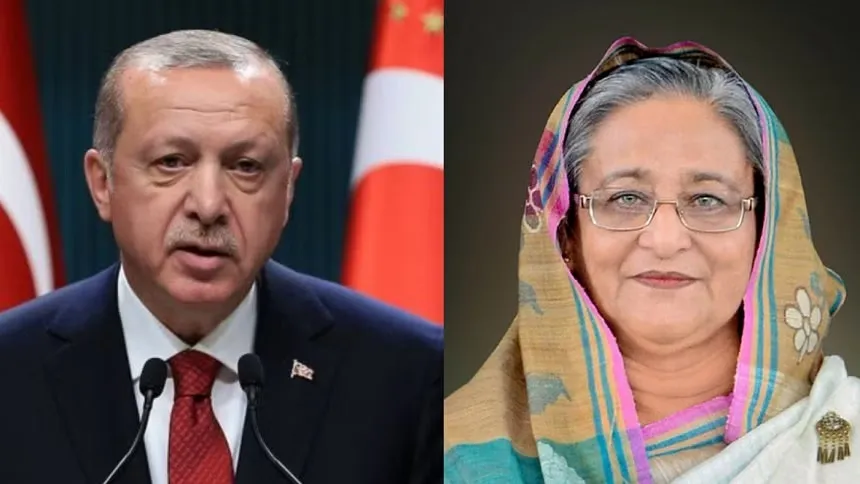 Erdogan, Hasina vow to take Dhaka-Ankara ties to new height