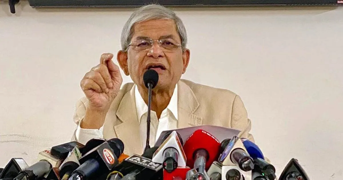 সরকারের মূল লক্ষ্য দেশের অর্থনীতি লুট করা : মির্জা ফখরুল