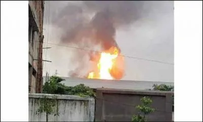 আদমজী ইপিজেডে আগুন