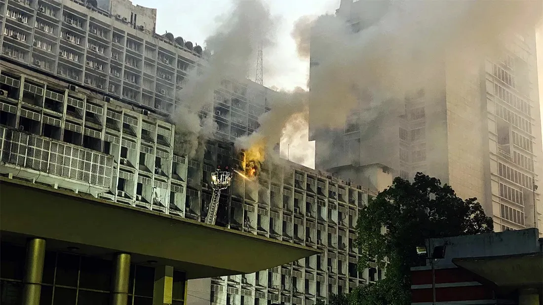 Secretariat Fire: Preliminary investigation report to be submitted Tuesday