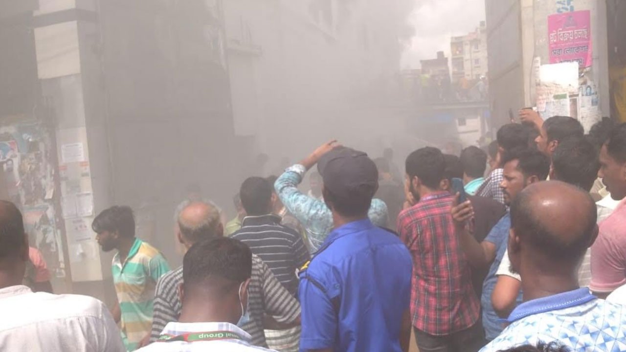 Fire at garment factory