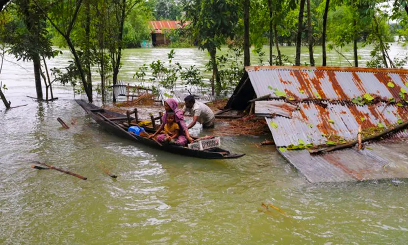 13 dead, over 44 lakh affected as country reels from floods