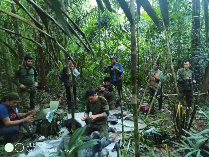 প্লেন বিধ্বস্ত : ৪০ দিন পর আমাজনে উদ্ধার ৪ শিশু