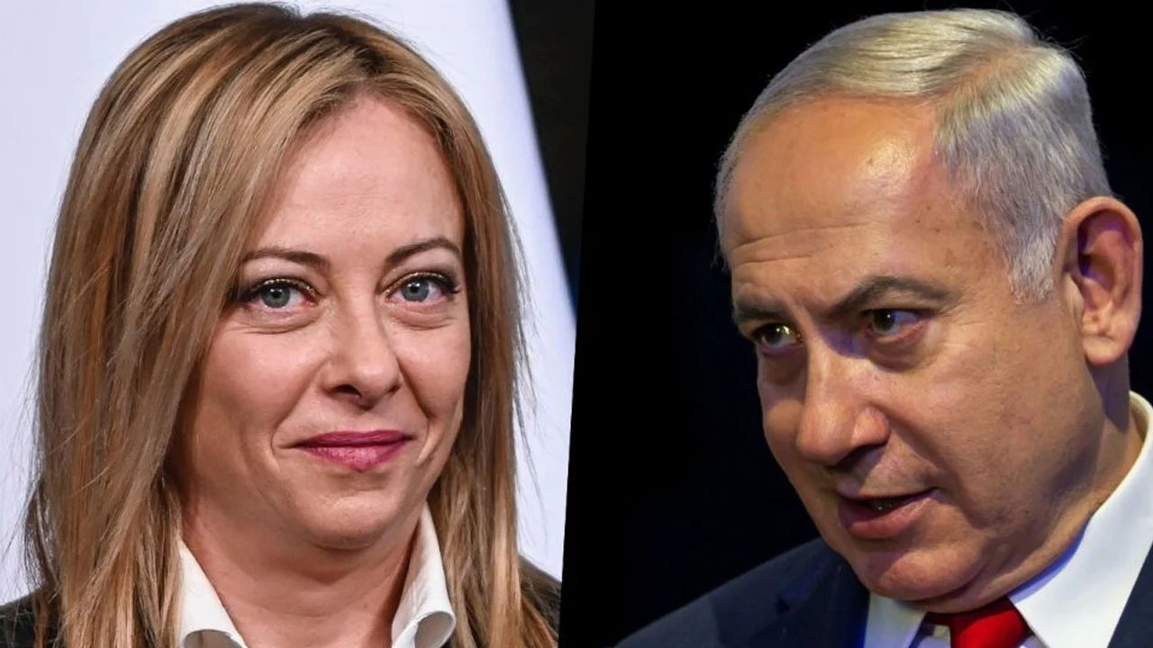 Giorgia-Meloni-and-Benjamin-Netanyahu