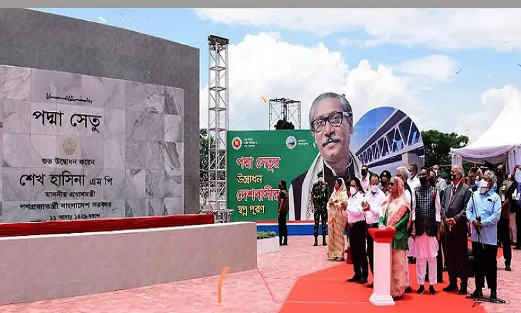 PM inaugurates Padma Bridge