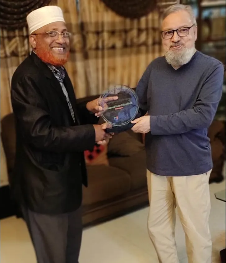ব্যাংকার্স ওয়েলফেয়ার সম্মাননা পেলেন ব্রান্ডিং বাংলাদেশের সিইও নাসিমুল ইসলাম