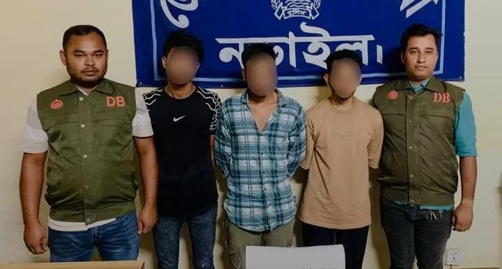 ইয়াবা ট্যাবলেটসহ তিনজন গ্রেফতার