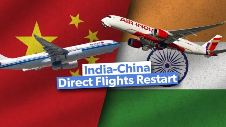 ভারত-চীন সরাসরি ফ্লাইট চালু