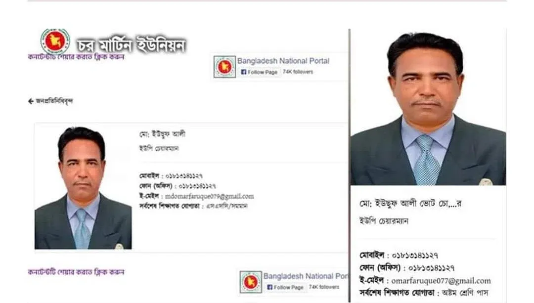 ইউপি চেয়ারম্যানের নামের পাশে ‘ভোট চোর’ লেখার ঘটনার তদন্ত শুরু