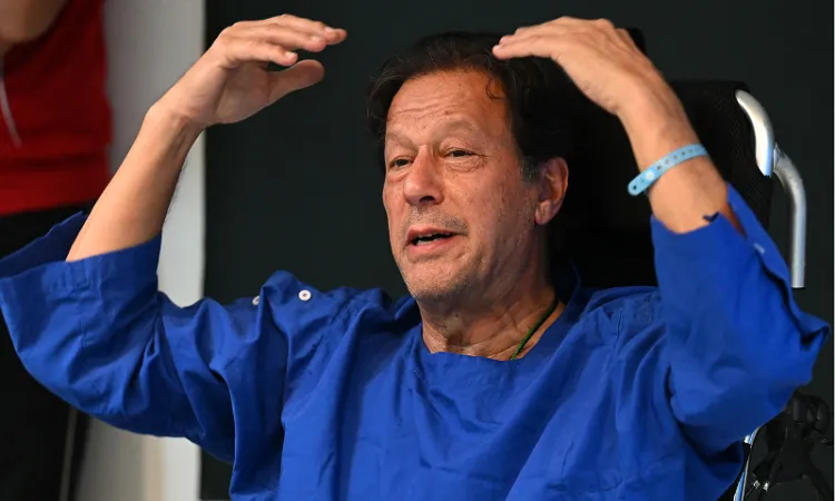 Imran Khan leaves hospital