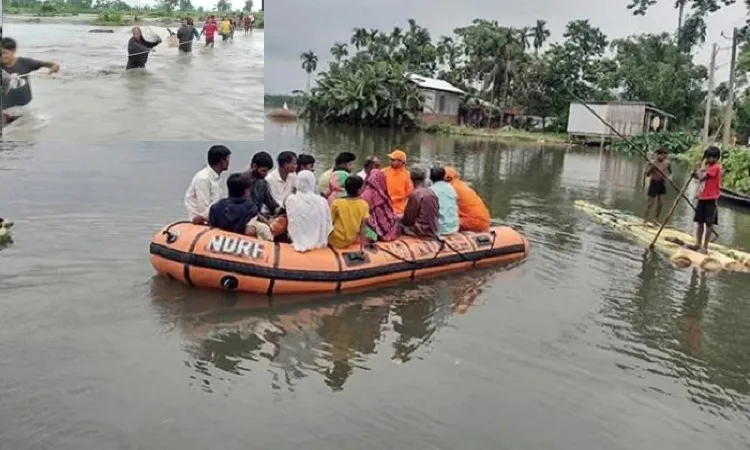 ভারতে বন্যা-ভূমিধসে আসাম ও মেঘালয়ে নিহত বেড়ে ৪২