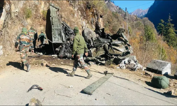 16 Indian army die in Sikkim road crash