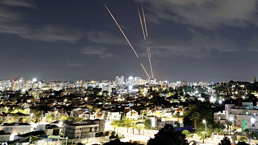 Iran fires 180 missiles at Israel
