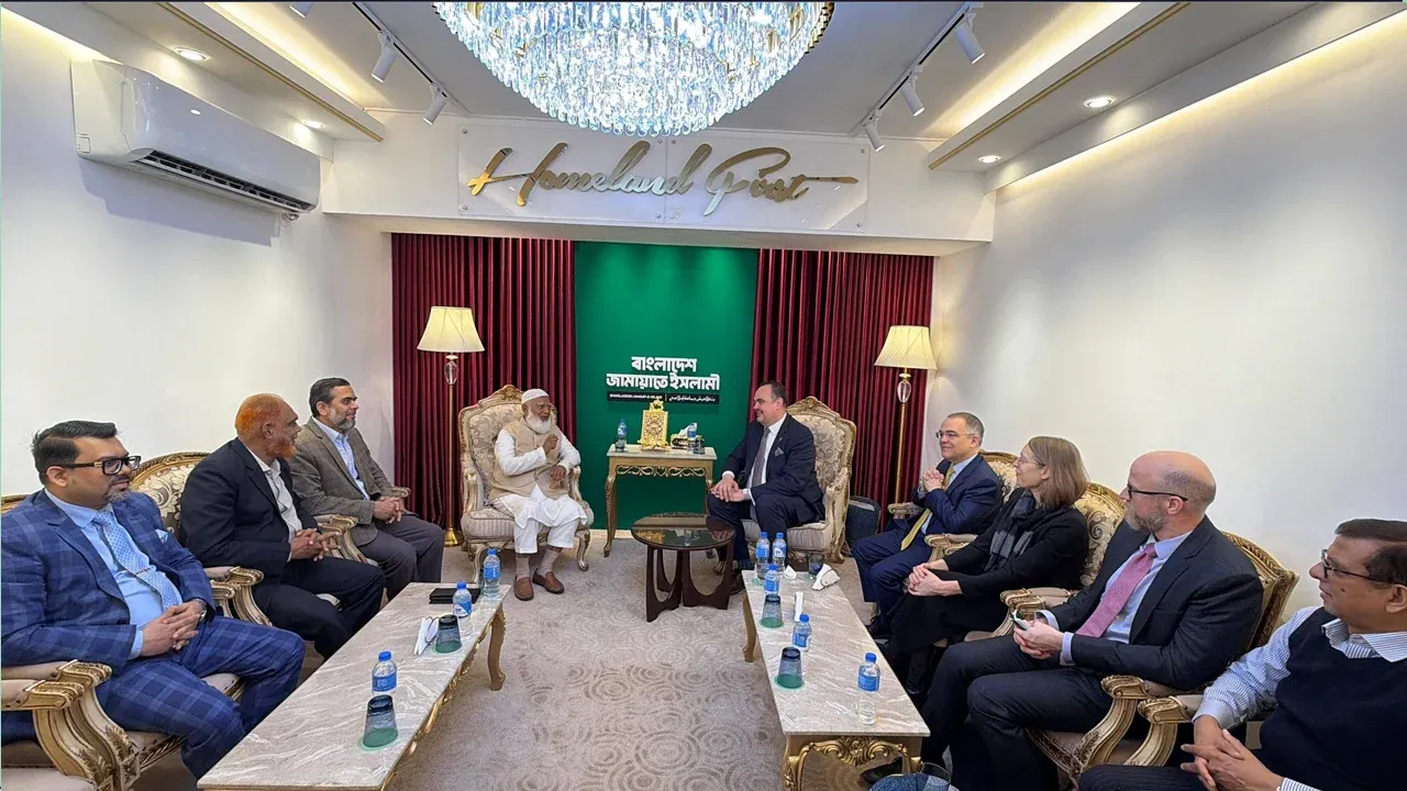 জামায়াত আমিরের সঙ্গে মার্কিন রাষ্ট্রদূতের সাক্ষাৎ