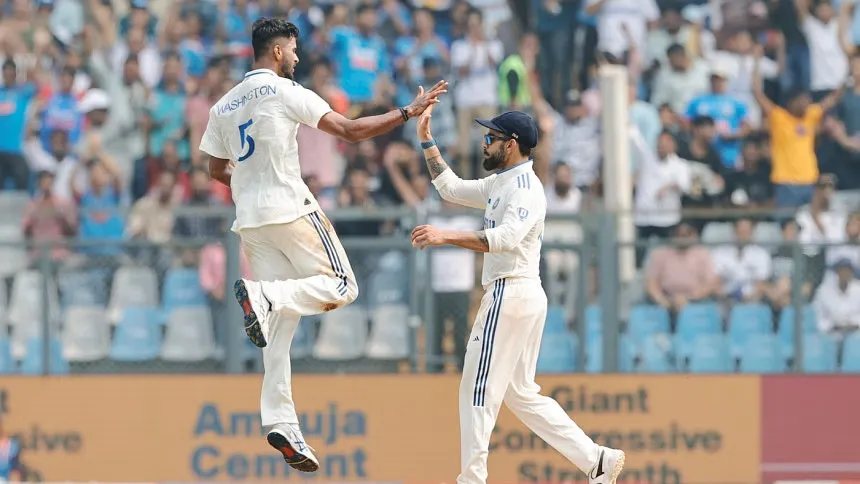 Jadeja, Sundar share nine wickets between themselves to bowl NZ out